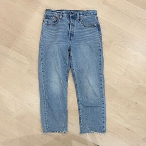 Levi's Light Blue Ankle Jeans